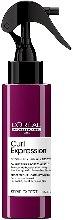 Hair Mist - L'Oreal Professionnel Serie Expert Curl Expression Caring Water Mist — photo N1