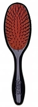 Fragrances, Perfumes, Cosmetics D80 Hair Brush, medium - Denman Medium Nylon Bristle Cushion Brush