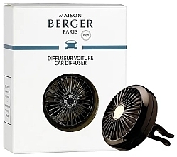 Car Clip Diffuser (perfume-free), black - Maison Berger Black Car Clip Diffuser — photo N1