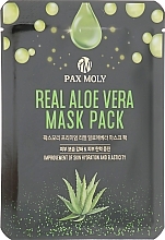 Fragrances, Perfumes, Cosmetics Aloe Vera Sheet Mask - Pax Moly Real Aloe Vera Mask Pack
