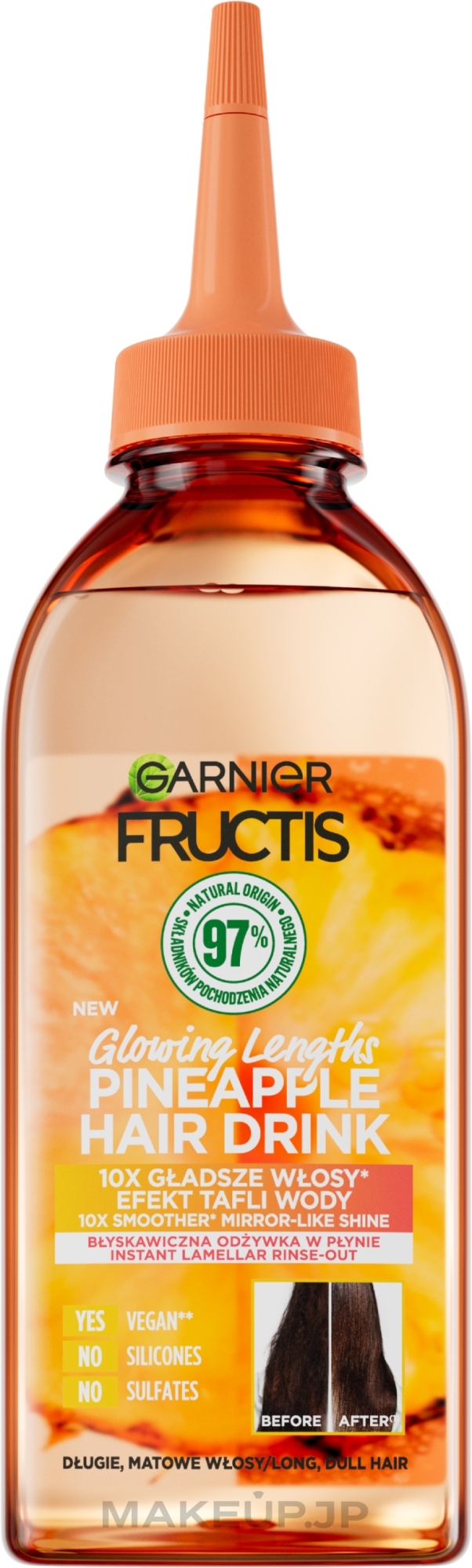 Smoothing Conditioner - Garnier Fructis Hair Drink Pineapple — photo 200 ml