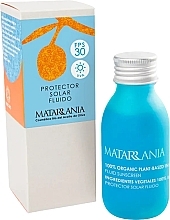 Fragrances, Perfumes, Cosmetics Sunscreen Fluid - Matarrania 100% Organic Fluid Sunscreen SPF30