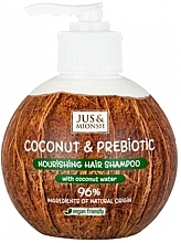 Fragrances, Perfumes, Cosmetics Shampoo - Jus & Mionsh Coconut & Prebiotic Nourishing Hair Shampoo
