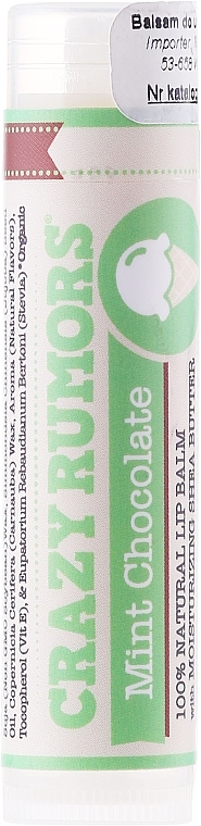 Lip Balm - Crazy Rumors Mint Chocolate Lip Balm — photo N2