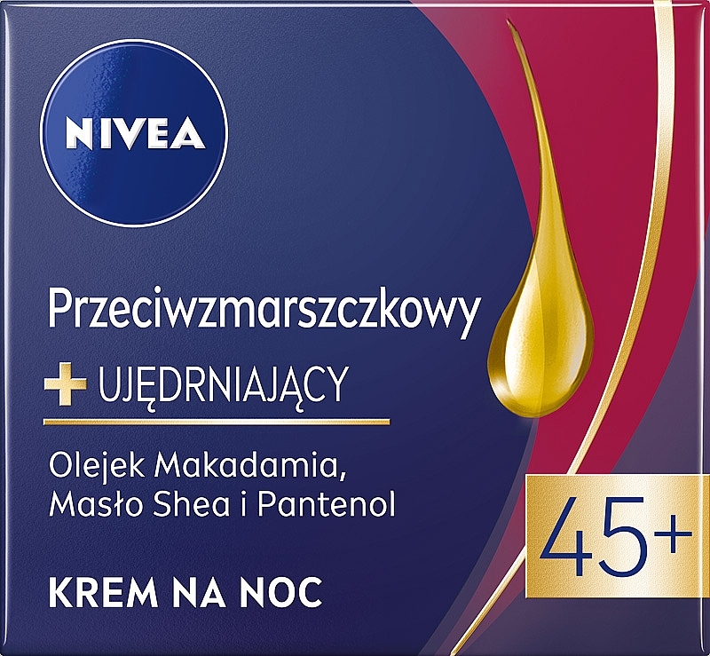 Night Cream "Youth Energy + Lifting" 45+ - NIVEA Anti-Wrinkle Firming Night Cream 45+ — photo N1