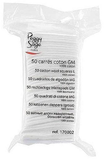 Cotton Wool Squares, 50pcs - Peggy Sage — photo N2