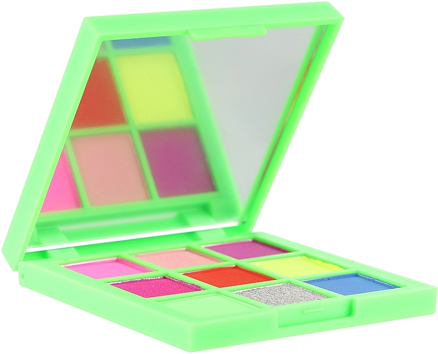 Makeup Pigment Palette - 7 Days Extremely Chick UVglow Neon Makeup Pigment Palette — photo N3