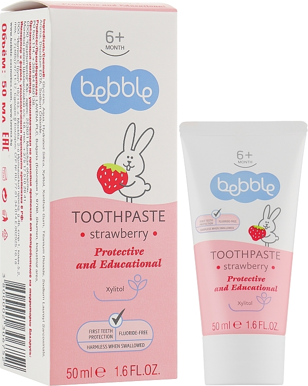 Toothpaste "Strawberry" - Bebble Toothpaste Strawberry — photo N2