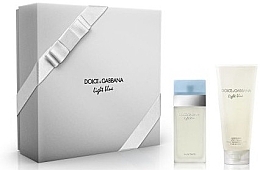 Fragrances, Perfumes, Cosmetics Dolce & Gabbana Light Blue - Set (edt 50 + b/l 100)