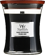Scented Candle in Glass - WoodWick Black Peppercorn Candle — photo N1