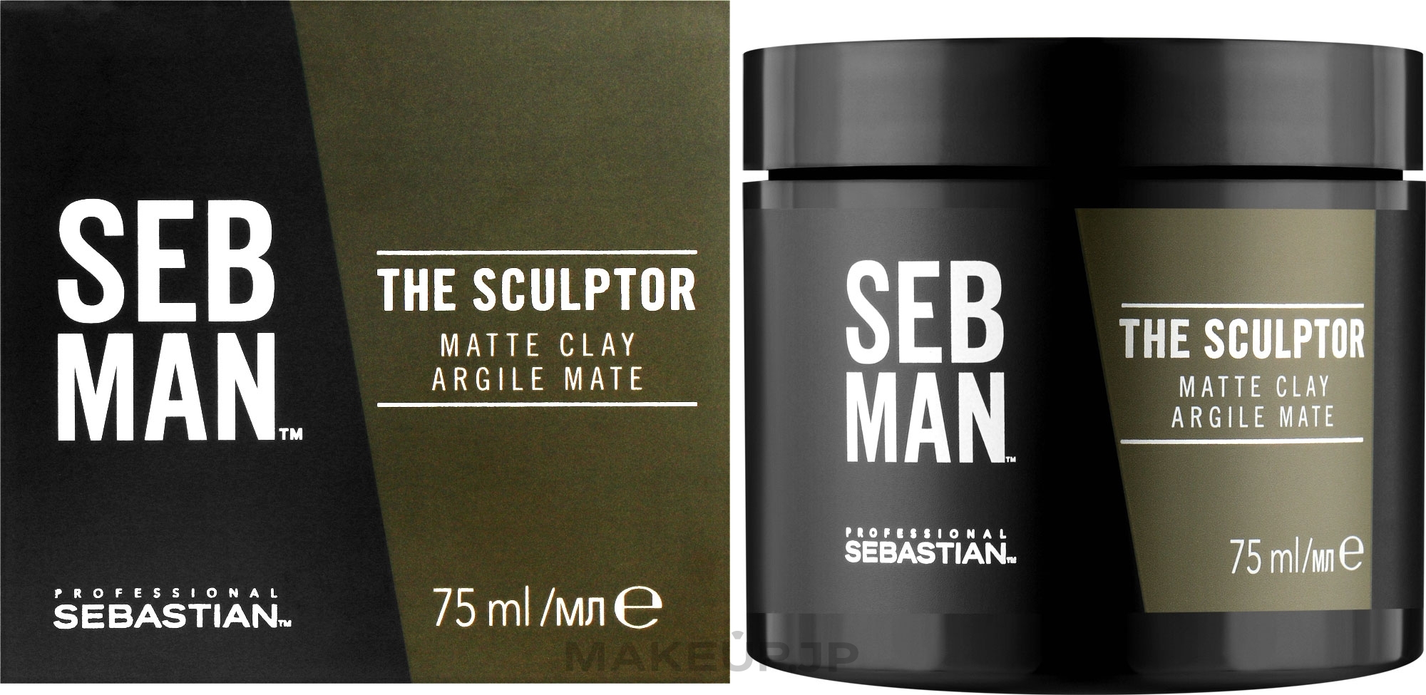 Matte Hair Clay - Sebastian Professional SEB MAN The Sculptor Matte Finish — photo 75 ml