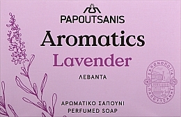 Fragrances, Perfumes, Cosmetics Perfumed Soap 'Lavender' - Papoutsanis Aromatics Bar Soap