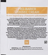 Soothing Face Cream with Shikimic Acid - Charmine Rose Pro-Barier Shikimic Cream (sample) — photo N2