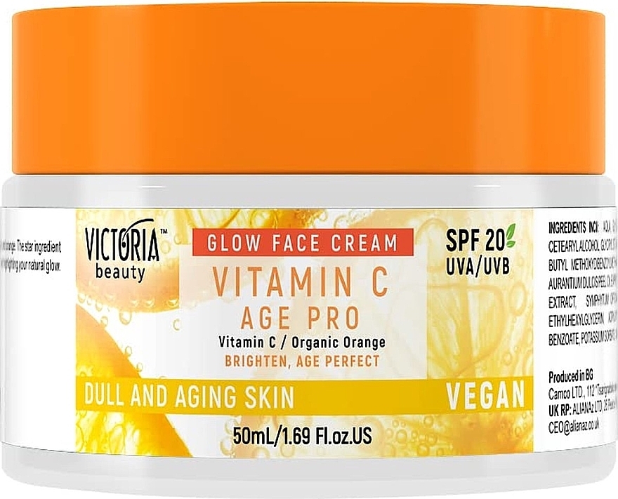 Vitamin C Glow Face Cream SPF 20 - Victoria Beauty C Age Pro Glow Face Cream SPF 20 — photo N1