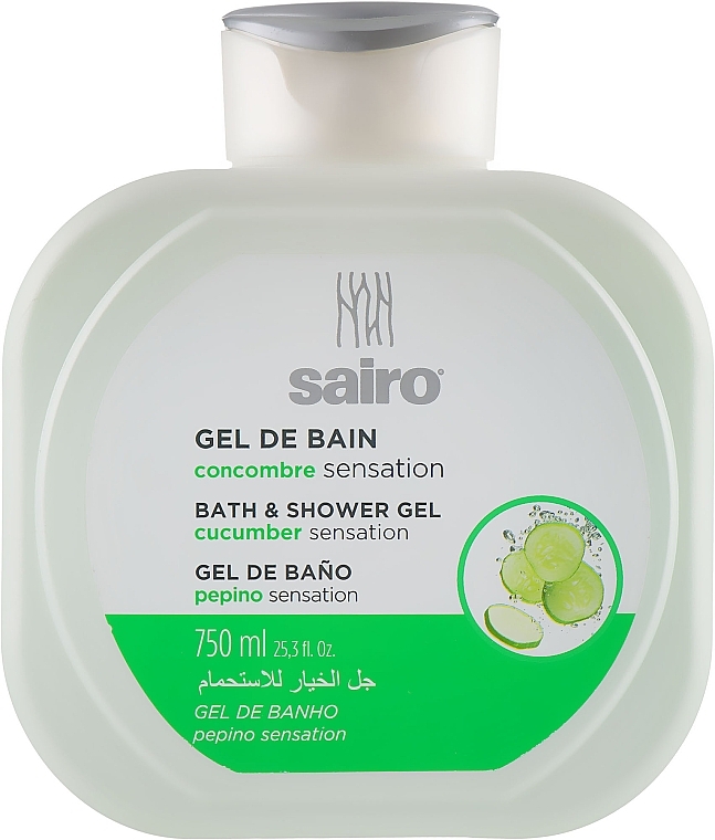 Cucumber Shower Gel - Sairo Bath And Shower Gel Cucumber Sensation — photo N1