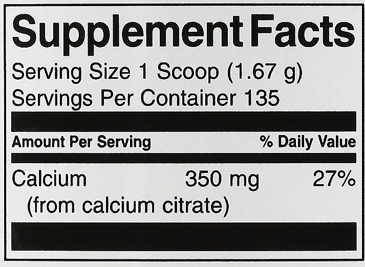 Calcium Citrate Powder Mineral Supplement for Strong Bones - Swanson Calcium Citrate Powder 100% Pure And Dair Free — photo N3