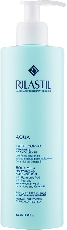 Deep Moisturizing Body Milk - Rilastil Aqua Latte Corpo — photo N1