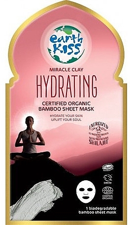 Moisturizing Bamboo Mask - Earth Kiss Miracle Clay Hydrating Bamboo Sheet Mask — photo N1