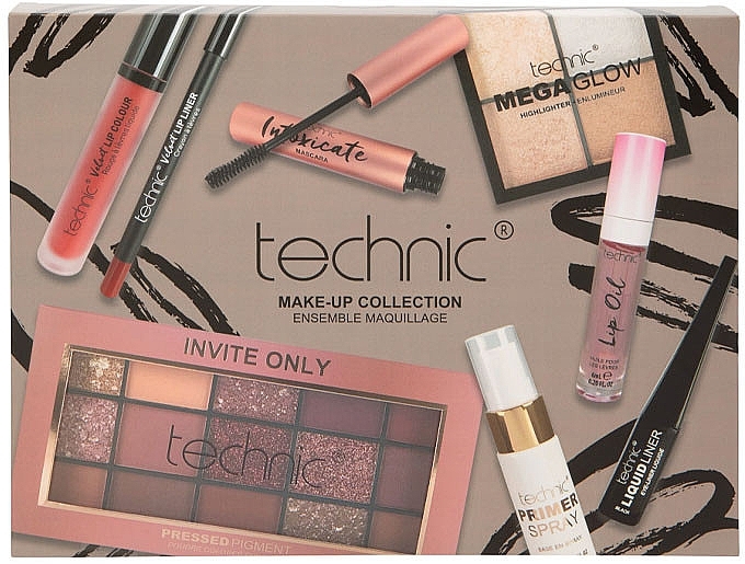 Technic Cosmetics Makeup Collection - Set, 8 products — photo N4