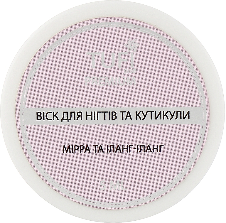Mirra & Ylang-Ylang Nail & Cuticle Wax - Tufi Profi Premium — photo N1