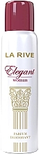 Fragrances, Perfumes, Cosmetics Perfumed Deodorant - La Rive Elegant Woman