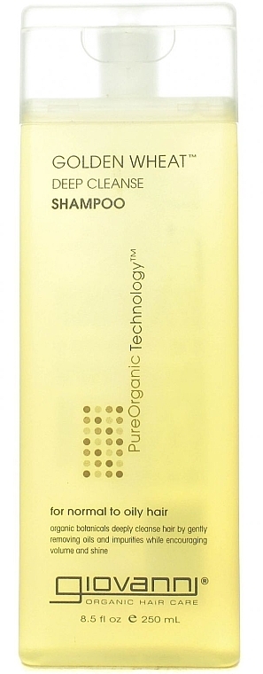 Deep Cleransing Shampoo - Giovanni Eco Chic Hair Care Golden Wheat Deep Cleanse Shampoo — photo N1