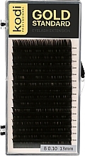 Fragrances, Perfumes, Cosmetics Gold Standart B 0.10 False Eyelashes (16 rows: 13 mm) - Kodi Professional