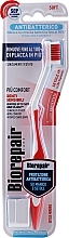 Toothbrush "Perfect Cleaning", soft, red & white - Biorepair Oral Care Pro — photo N1