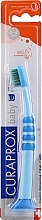 Fragrances, Perfumes, Cosmetics Kids Toothbrush, blue with green bristles - Curaprox