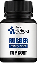 Rubber Nail Top - Nails Molekula Top Coat Rubber Sticky — photo N17