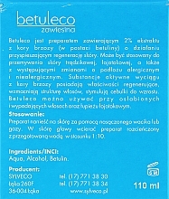 Strengthening Hair & Skin Regeneration Suspension - Sylveco Betuleco — photo N3