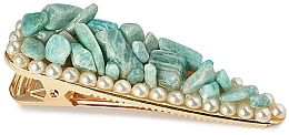 Amazonite Hair Clip - Crystallove Amazonite Hair Clip — photo N3