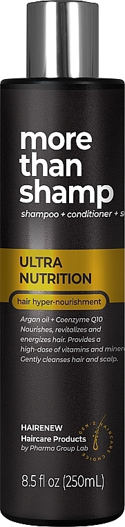 Shampoo 'Hyper-Nourishment from Roots to Tips' - Hairenew Ultra Nutrition Shampoo — photo N1