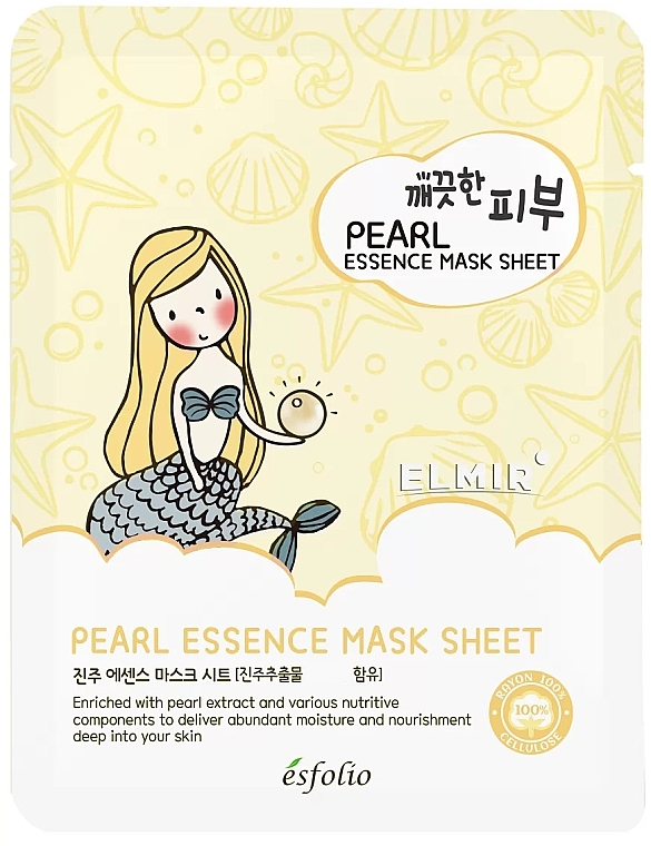 Pearl Facial Sheet Mask - Esfolio Essence Sheet Mask — photo N1