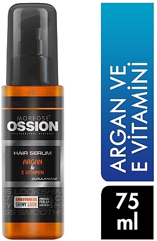 Hair Serum with Argan Oil & Vitamin E - Morfose Ossion Argan and E Vitamin Serum — photo N1