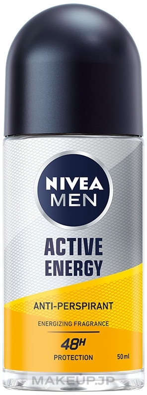 Active Energy Roll-On Antiperspirant - Nivea Men Active Energy Deodorant Roll-On — photo 50 ml