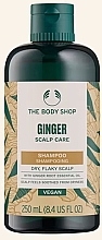 Anti-Dandruff Ginger & Silk Protein Shampoo for Dry, Flaky Scalp - The Body Shop Ginger Shampoo Anti-Dandruff Vegan — photo N2