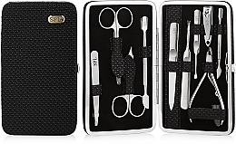 Fragrances, Perfumes, Cosmetics Manicure Set, 10 tools, 77903BC, black - SPL