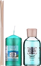 Fragrances, Perfumes, Cosmetics Set - Sweet Home Collection Ocean Paradise (diffuser/100ml + candle/135g)