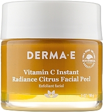 Fragrances, Perfumes, Cosmetics Brightening Citrus Face Peeling - Derma E Vitamin C Instant Radiance Citrus Facial Peel