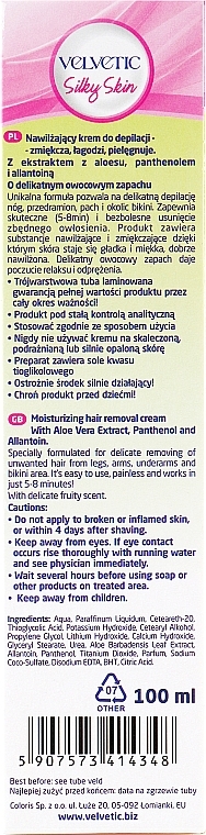 Moisturising Hair Removal Cream - Velvetic Silky Skin Moisturizing Hair Removal Cream — photo N10