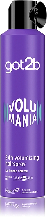Hair Spray "Volume" - Schwarzkopf Got2b Volumania — photo N1