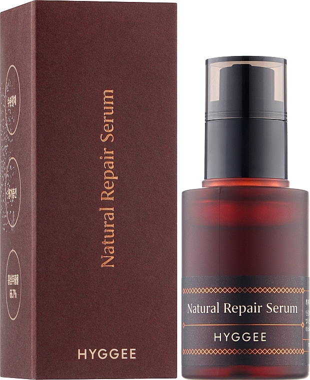 Repairing Face Serum with Ginseng Extract - Hyggee Natural Repair Serum (mini size) — photo N13