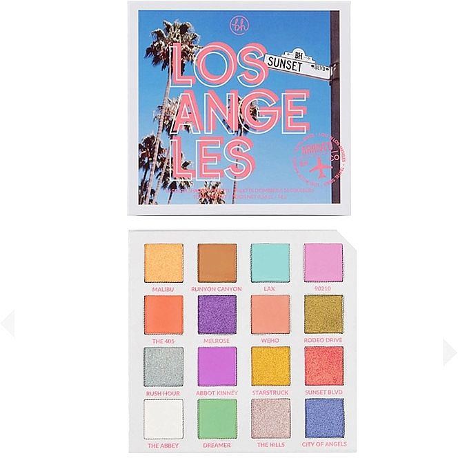 Eyeshadow Palette - BH Cosmetics Lost in Los Angeles Eyeshadow Palette — photo N3