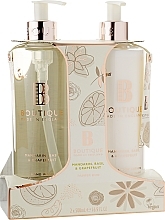 Fragrances, Perfumes, Cosmetics Set - Grace Cole Boutique Mandarin Basil & Grapefruit Hand Care Duo (h/wash/500ml + lot/500ml)