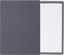 Compact Rectangular Mirror, in gray frame - Donegal Mirror — photo N1