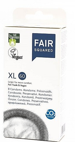 Condoms XL 60, 8 pcs - Fair Squared — photo N5