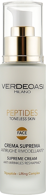 Modeling Premium Anti-Wrinkle Cream - Verdeoasi Peptides Supreme Cream Anti-Wrinkles Reshaping — photo N1