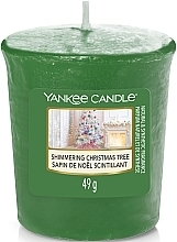 Fragrances, Perfumes, Cosmetics Scented Candle - Yankee Candle Votive Shimmering Christmas Tree