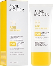 Fragrances, Perfumes, Cosmetics Sun Protective BB Cream - Anne Moller BB Age Sun Resist Perfecting Cream SPF50+